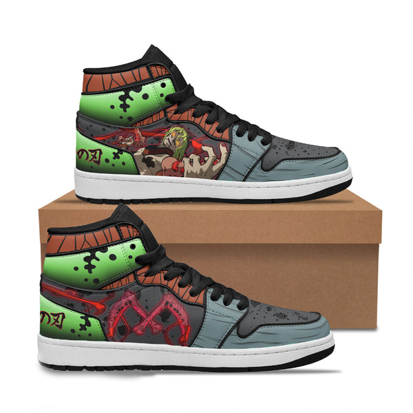 Gyutaro Sneakers Custom Demon Slayer Anime Shoes New Version