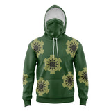 Zoro Wano One Piece Masked Hoodie