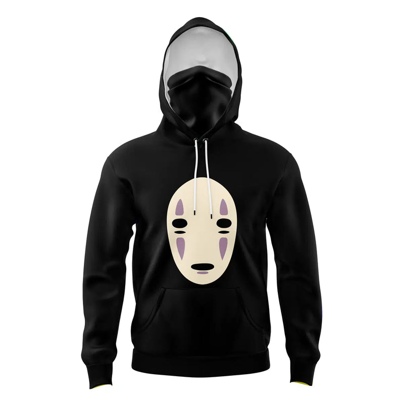 No Face Spirited Away Masked Hoodie