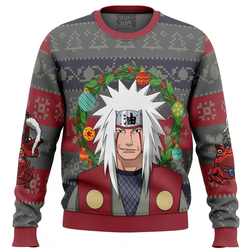 Jiraiya Naruto Ugly Christmas Sweater