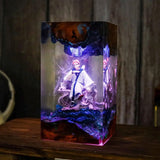 Ryomen Sukuna Jujutsu Kaisen Epoxy Resin Lamp, Night Light