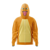 Charizard Pokemon Full Face Zip Hoodie