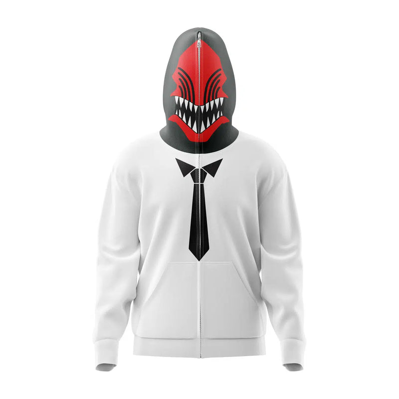 Denji Chainsaw Man Full Face Zip Hoodie