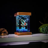 Haku and Chihiro Ghibli Spirited Away Epoxy Resin Lamp, Night Light