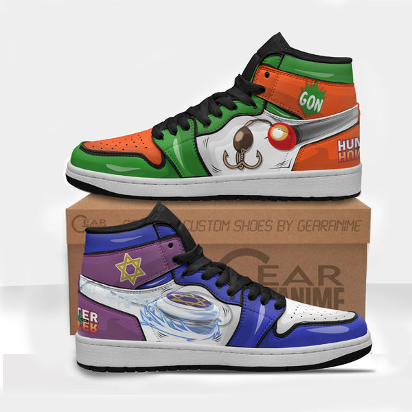 Gon Freecss x Killua Zoldyck Shoes Custom Anime Hunter x Hunter Boot Sneakers