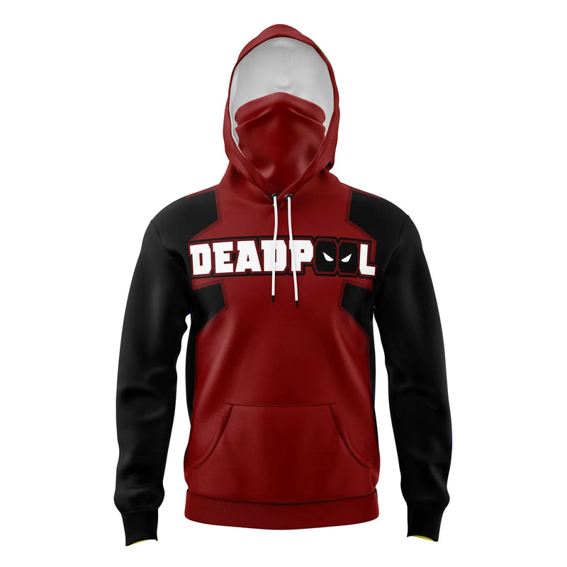 Deadpool Marvel Comics Masked Hoodie