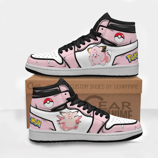 Clefairy Shoes Custom Pokemon Anime Boot Sneakers