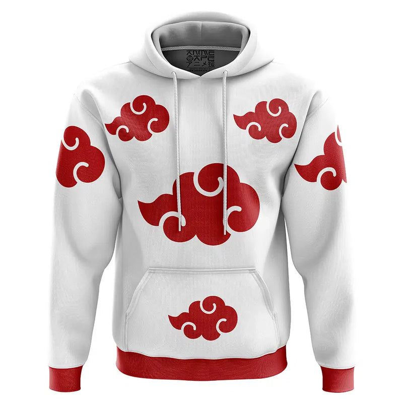 Akatsuki White Naruto Hoodie