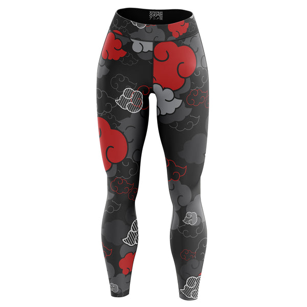 Black Aloha Akatsuki Custom Unisex Leggings Spats Training Tights