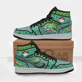 Bulbasaur Shoes Custom Pokemon Anime Boot Sneakers