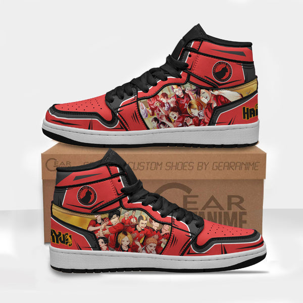 Nekoma High Shoes Custom Haikyuu Anime Boot Sneakers