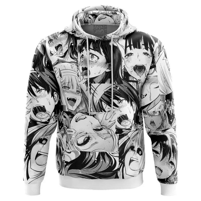 Ahegao Manga Collage Hoodie