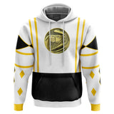 White Ranger Ninjetti Power Rangers Hoodie