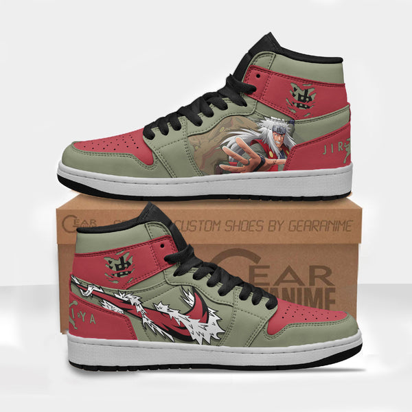 Jiraiya Sneakers Custom Naruto Anime Shoes Model Ver 2