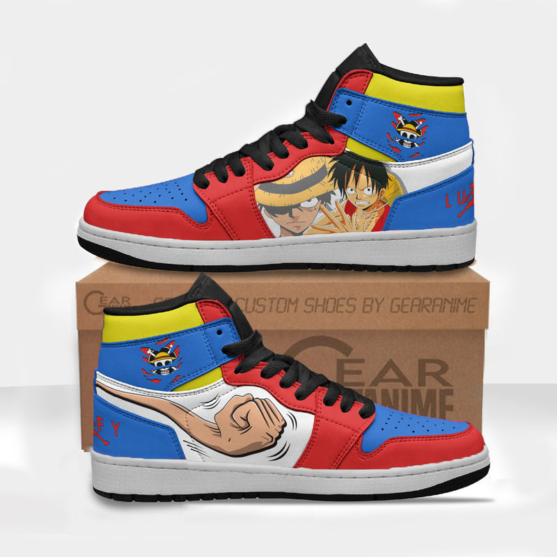 Luffy Sneakers Custom One Piece Anime Shoes Model Ver