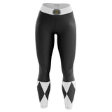 Black Ranger Mighty Morphin Power Rangers Custom Unisex Leggings Spats Training Tights