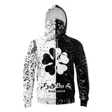 Five Leaf Black Clover Masked Hoodie