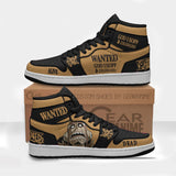 Usopp Wanted Custom Boot Sneakers One Piece Anime Shoes