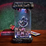 Xenomorph vs Predator Alien Space Monster Diorama Epoxy Resin Lamp, Night Light, Wireless Lights