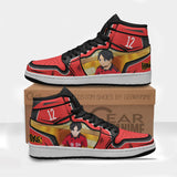 Yuuki Shibayama Shoes Custom Anime Haikyuu Nekoma High Boot Sneakers