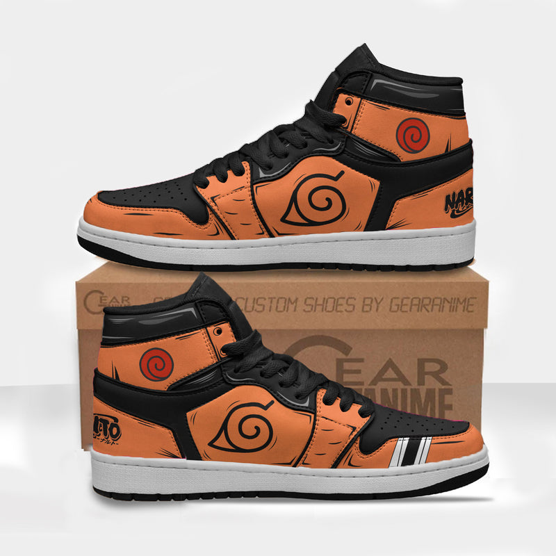 Naruto Shippuden Unifrom Cosplay Boot Sneakers Custom Anime Shoes