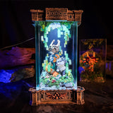 Zelda Midna Wolf Link W.Link Diorama Epoxy Resin Lamp, Night Light, Wireless Lights