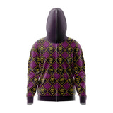 Killer Queen Jojo’s Bizarre Adventure Full Face Zip Hoodie