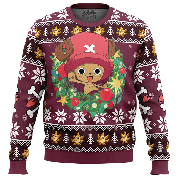 Christmas Tony Tony Chopper One Piece Ugly Christmas Sweater