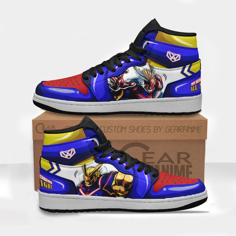 All Might Sneakers Limited Edition My Here Academia Anime Shoes Ver 1