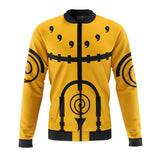 Nine-Tails Chakra Mode Naruto Casual Bomber Jacket