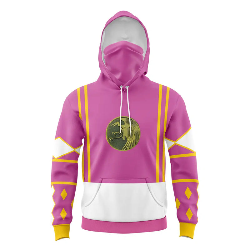 Pink Ranger v2 Power Rangers Ninjetti Masked Hoodie