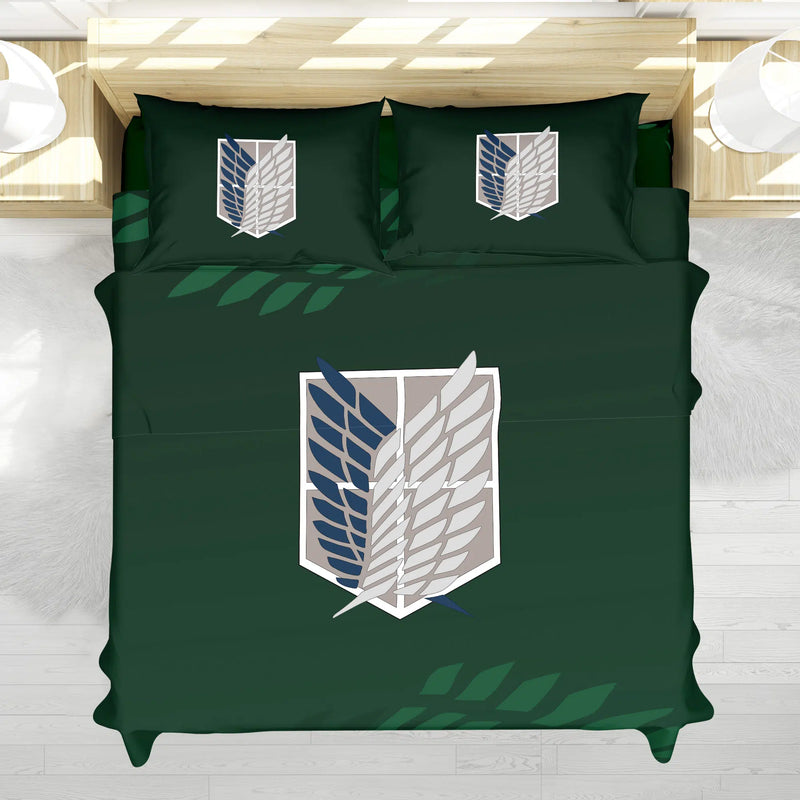 Survey Corps Attack on Titan Bedding Set