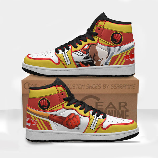 Saitama Custom Shoes One Punch Man Anime Boot Sneakers