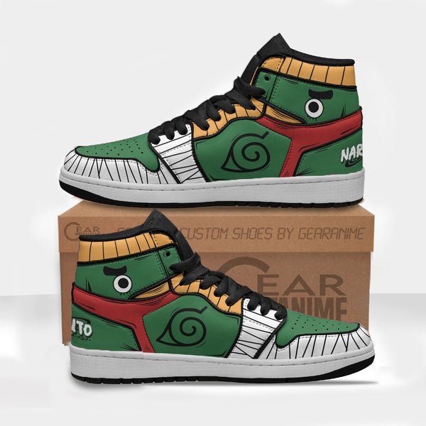 Rock Lee Unifrom Cosplay Shoes Naruto Anime Custom Boot Sneakers