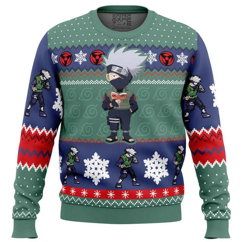 Christmas Chibi Kakashi Hatake Naruto Christmas Sweater