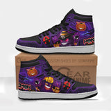 Pokemon Gengar Halloween Shoes Custom Anime Boot Sneakers