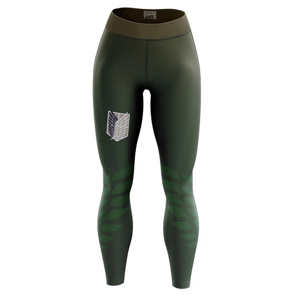 Survey Corps Attack on Titan Custom Unisex Leggings Spats Training Tights