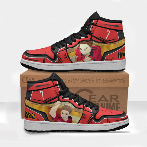 Sou Inuoka Nekoma High Shoes Custom Haikyuu Anime Boot Sneakers