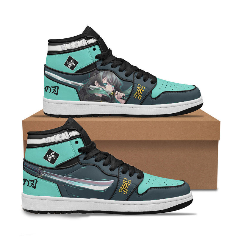 Muichiro Sneakers Custom Demon Slayer Anime Shoes New Version