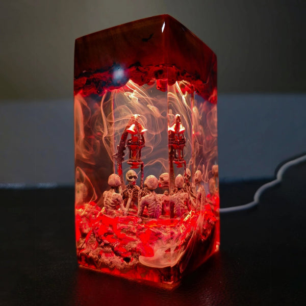 Bloodborne Lamp Epoxy Resin Lamp, Night Light