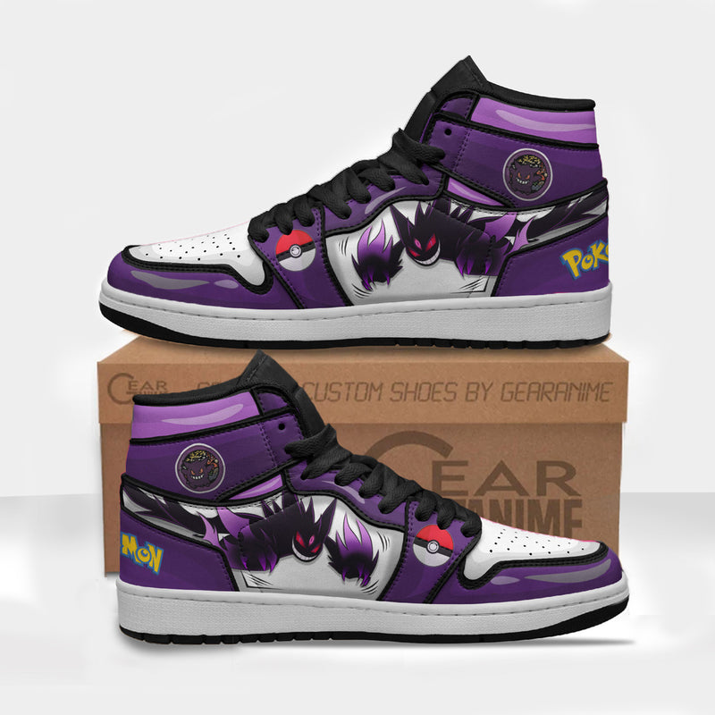 Gengar 3D Shoes Custom Anime Pokemon Boot Sneakers