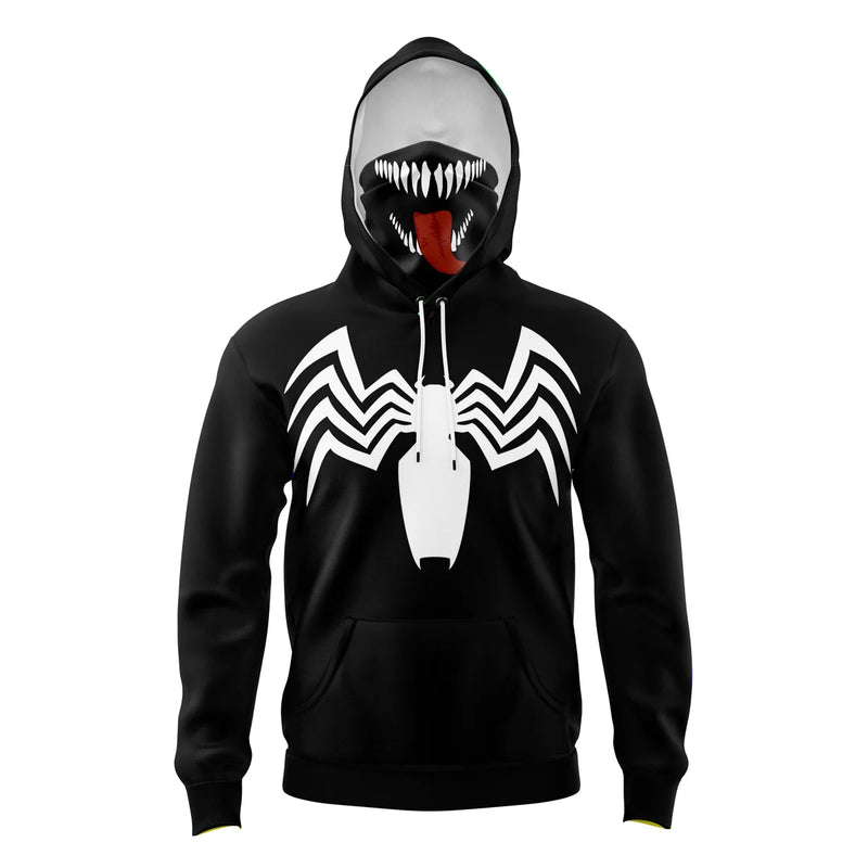 Venom Marvel Comics Masked Hoodie