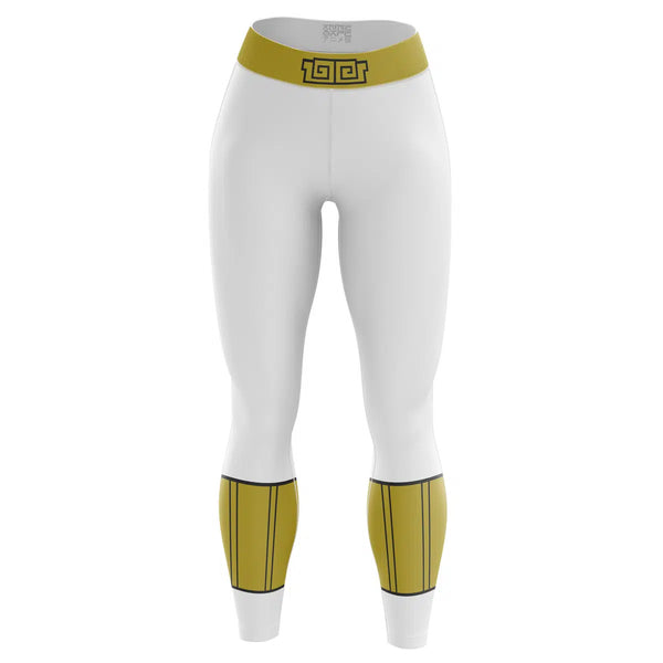 White Ranger Mighty Morphin Power Rangers Custom Unisex Leggings Spats Training Tights