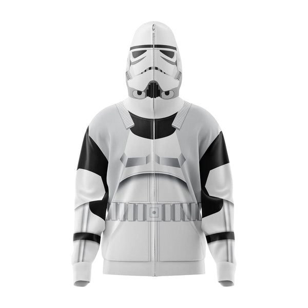 Storm Trooper Star Wars Full Face Zip Hoodie