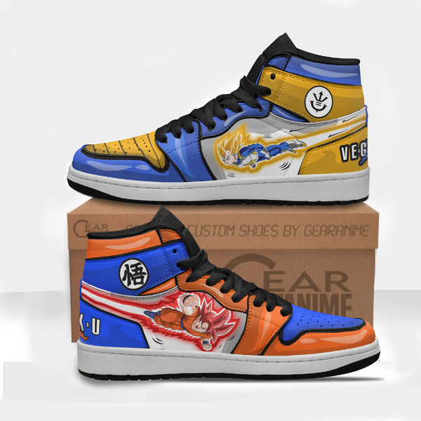 Goku x Vegeta Custom 3D Shoes Dragon Ball Anime Boot Sneakers