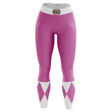 Pink Ranger Mighty Morphin Power Rangers Custom Unisex Leggings Spats Training Tights