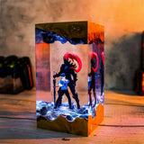 Solo Leveling Sung Jin-Woo Epoxy Resin Lamp, Night Light