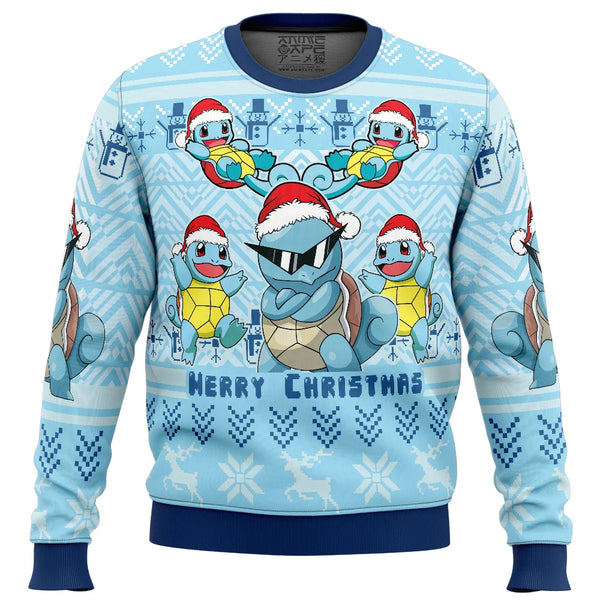 Christmas Squirtle Pokemon Ugly Christmas Sweater