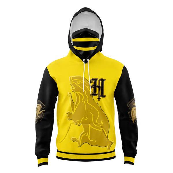 Hufflepuff Hogwarts Legacy Masked Hoodie