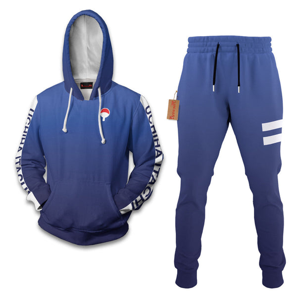 Uchiha Itachi Naruto Hoodie And Jogger Set Anime Clothes